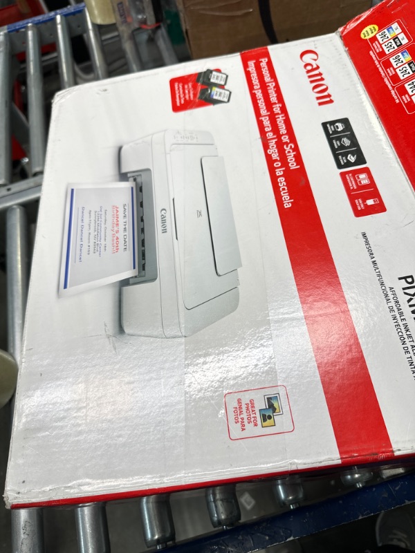 Photo 2 of Canon PIXMA 2522 Series All-in-One Color Inkjet Printer I Print Copy Scan I 60 Sheets Paper Tray I Up to 8.0 ipm² Print Speed I Up to 4800 x 600 dpi Print Resolution + Printer Cable

