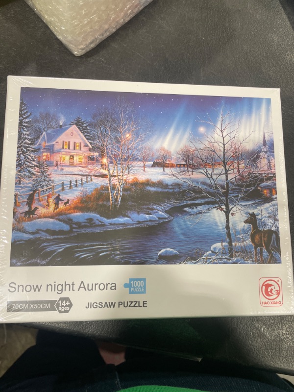 Photo 1 of 1000 piece Christmas puzzle 