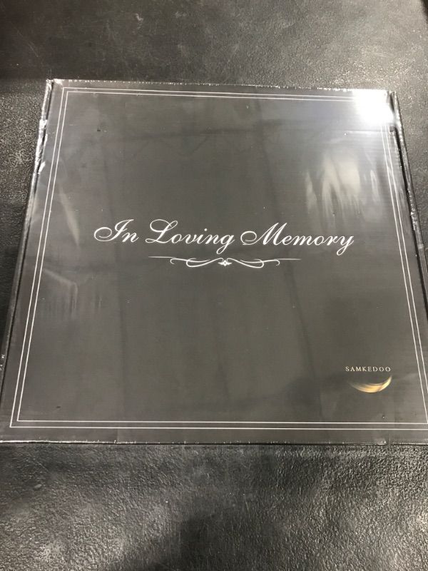 Photo 2 of Funeral Guest Book Set - Memory Book Set - Funeral Guest Book for Memorial Service for Over 650 Guests - Guest Book for Funeral All in One - Celebration of Life Guest Book 9x7