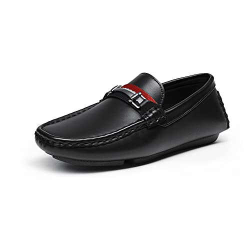 Photo 1 of Bruno Marc Boy S Loafer Slip-on Dress Shoes SBLS218K BLACK Size 12
