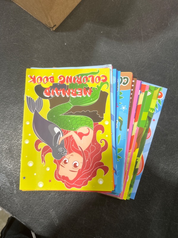 Photo 2 of 28PCS Coloring Books for Kids Ages 2-4,4-8 - Small Size Birthday Party Favors Gifts Goodie Bags Stuffer Fillers School Classroom Activity Includes Unicorn, Mermaid, Alpaca Design(5.2" x 7.13")