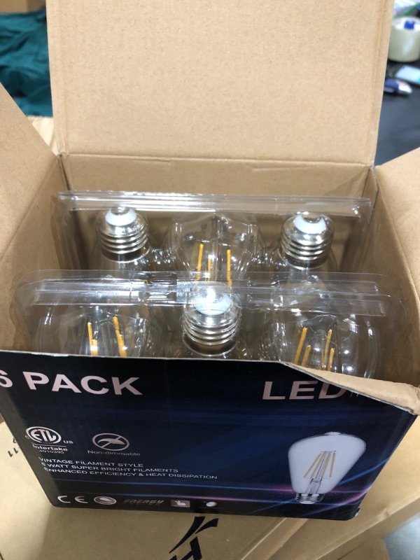 Photo 1 of 6 pack of LED Edison Bulbs