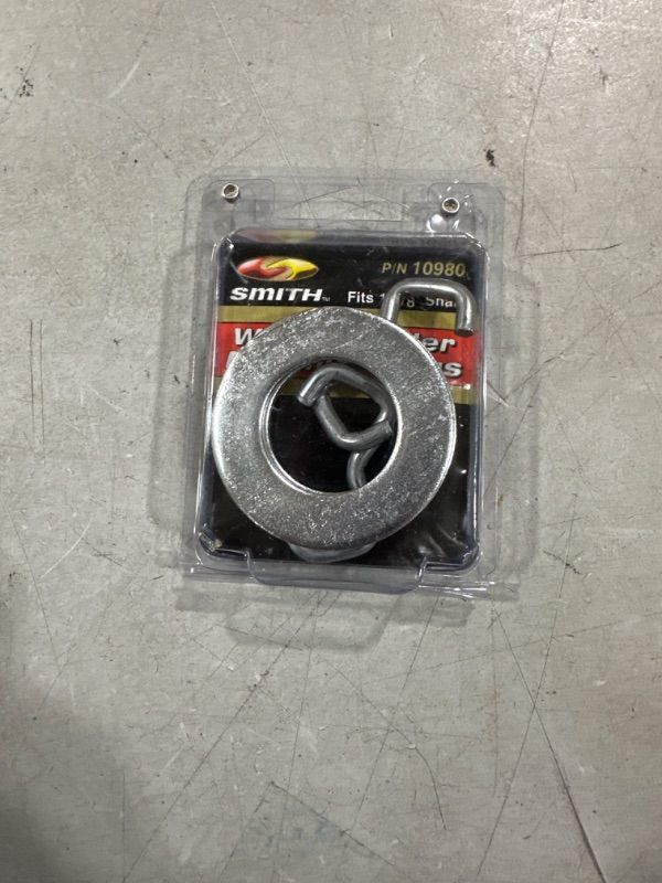 Photo 2 of CE Smith - 10980 Retainer Rings and Washers for Wobble Roller - Zinc-Plated Boat Accessories, Silver