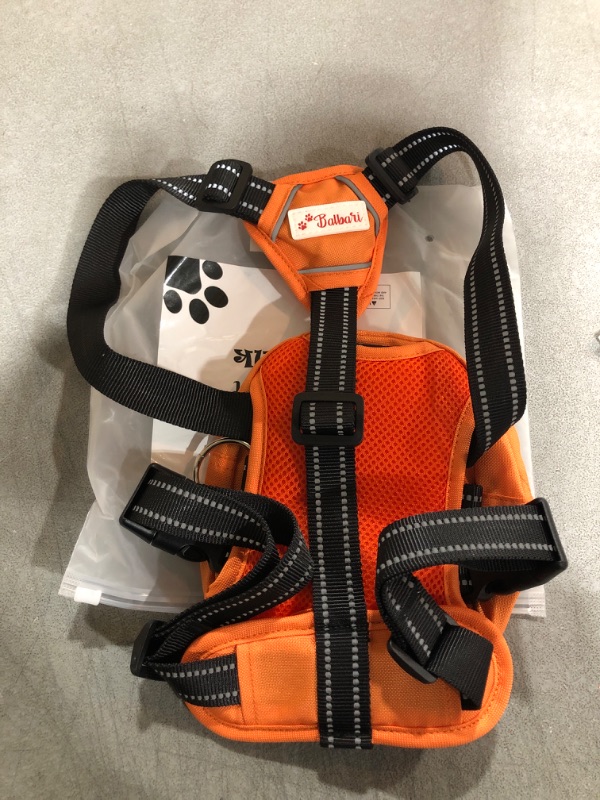 Photo 2 of BACKPACK HARNESS SIZE XL BRIGHT ORANGE HARNESS FOR DOGS