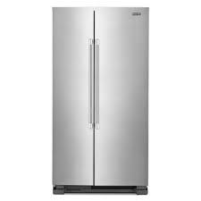 Photo 1 of Maytag 24.9-cu ft Side-by-Side Refrigerator (Fingerprint Resistant Stainless Steel)
