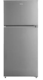 Photo 1 of Midea Garage Ready 18.1-cu ft Top-Freezer Refrigerator (Stainless Steel) ENERGY STAR
