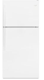 Photo 1 of Whirlpool 18.2-cu ft Top-Freezer Refrigerator (White)
