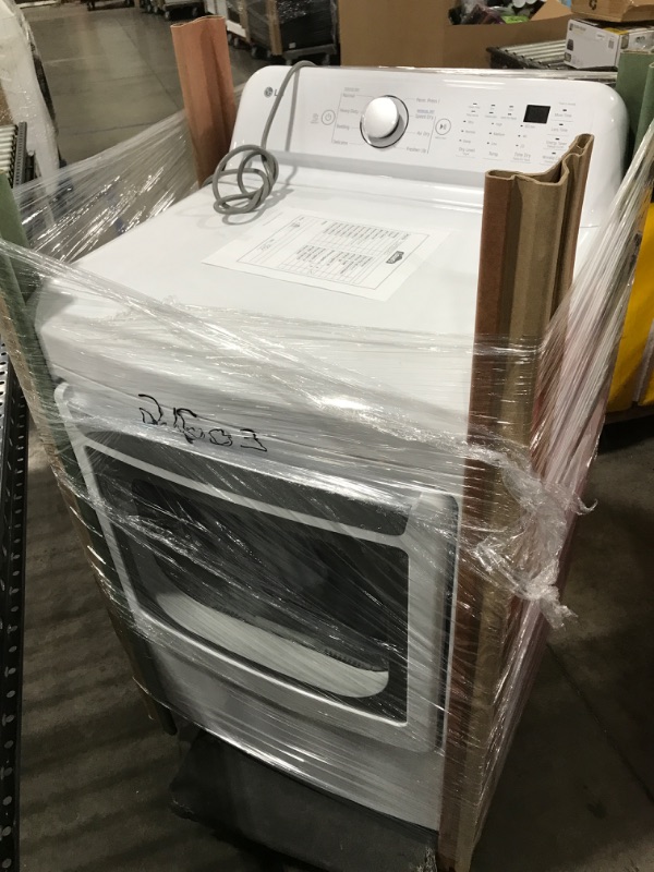 Photo 2 of LG 7.3-cu ft Side Swing DoorGas Dryer (White) ENERGY STAR
