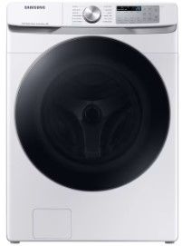 Photo 1 of Samsung 4.5-cu ft High Efficiency Stackable Steam Cycle Smart Front-Load Washer (White) ENERGY STAR
