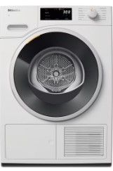 Photo 1 of Miele T1 Series 4.02-cu ft Stackable Ventless Smart Electric Dryer (Lotus White) ENERGY STAR
