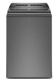 Photo 1 of Whirlpool Smart Capable w/Load and Go 5.3-cu ft High Efficiency Impeller and Agitator Smart Top-Load Washer (Chrome Shadow) ENERGY STAR
