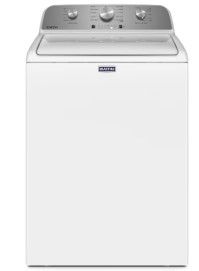 Photo 1 of Maytag 4.5-cu ft High Efficiency Agitator Top-Load Washer (White)
