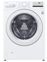 Photo 1 of LG 4.5-cu ft High Efficiency Stackable Front-Load Washer (White) ENERGY STAR
