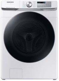 Photo 1 of Samsung 4.5-cu ft High Efficiency Stackable Steam Cycle Smart Front-Load Washer (White) ENERGY STAR
