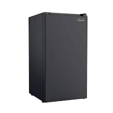 Photo 1 of 3.2 cu. ft. Mini Fridge in Black without Freezer
