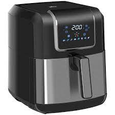 Photo 1 of 1700-Watt 6.9 qt. Black Air Fryers Oven with Digital Display, 360° Air Circulation, Adjustable Temperature, Timer
