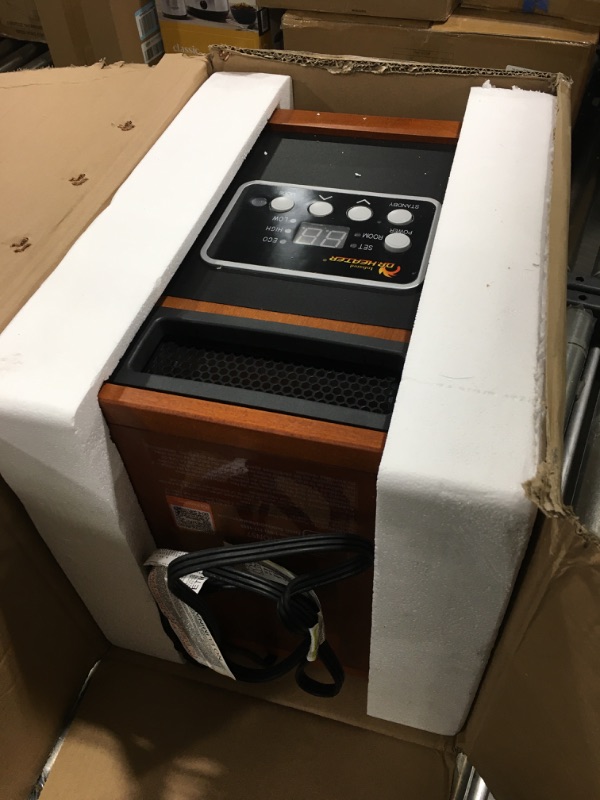Photo 1 of Dr Infrared Heater Portable Space Heater, 1500-Watt, Cherry