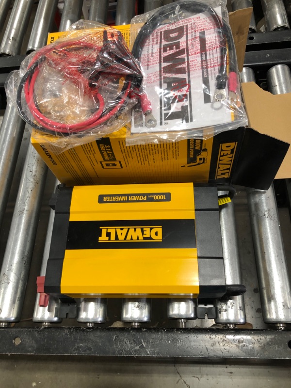Photo 1 of DEWALT 1000-Watt Portable Car Power Inverter with Triple USB Ports
