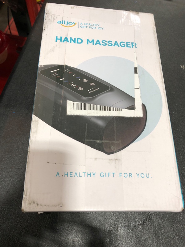 Photo 1 of ALLJOY Hand Massager for Arthritis and Carpal Tunnel Relief, Touchscreen Cordless Hand Massager with Vibration and Heat, 6 Levels Pressure Point Therapy, Ideal Gifts for Women Men Mom Dad