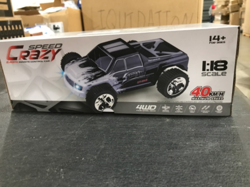 Photo 2 of BFHB 1:18 Scale All Terrain RC Car, High Speed RC Cars for Kids Adults, 40 KM/H, 4WD Off Road Monster Trucks, 2.4GHz All Terrain Toy Trucks with 2 Rechargeable Battery, Gifts for Kid and Adults - 9102