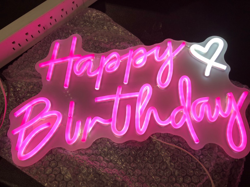 Photo 1 of HAPPY BIRTHDAY LED SIGN 