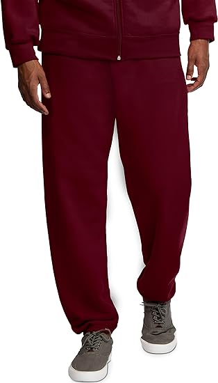 Photo 1 of Fruit of the Loom Eversoft Fleece Elastic Bottom Sweatpants with Pockets, Relaxed Fit, Moisture Wicking, Breathable LARGE 
