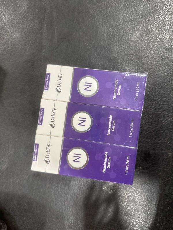 Photo 1 of 3 Pack Niacinamide Serum for Face Moisturizing Inhibits Melanin & Restore Skin Natural, Anti-Aging and Shrinks Pores (1Fl.Oz / 30ml)