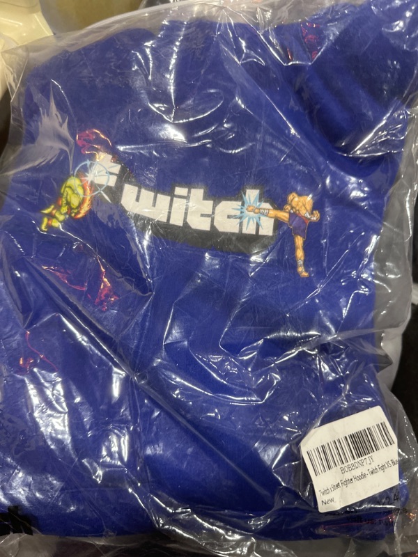 Photo 1 of Twitch x Street Fighter Hoodie X-Small Blue