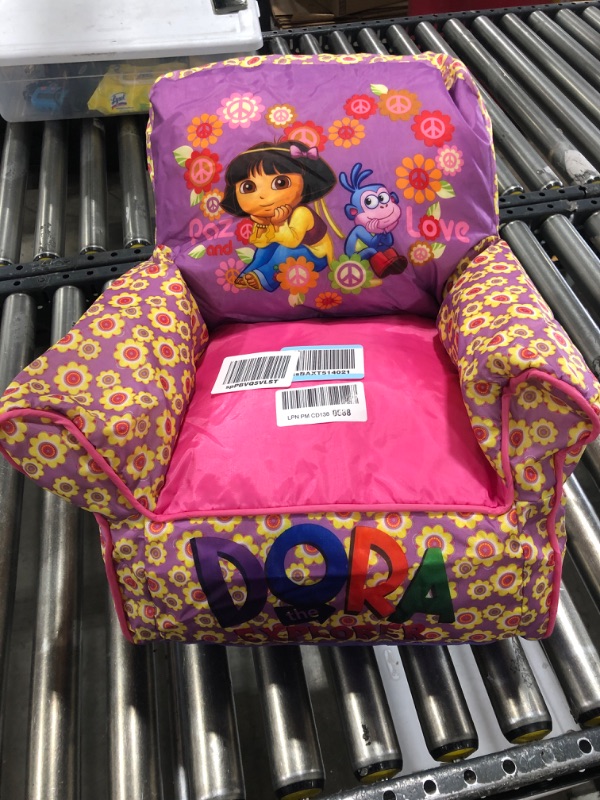 Photo 2 of Nickelodeon Dora the Explorer Bean Bag Sofa Chair, Purple