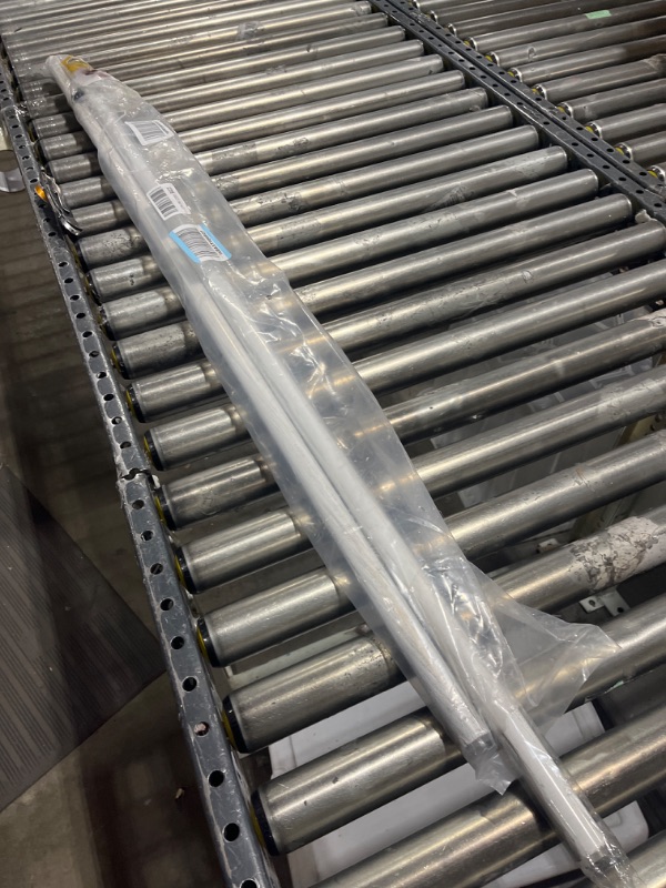 Photo 2 of RYB HOME Long Curtain Rod for Sliding Glass Door, 1 inch Inner Diameter Single Window Drape Rod with Mount Brackets Telescoping Ivy Ball Finals for Bedroom,Living Room, White, 72 to 144 Inch 72-144" White