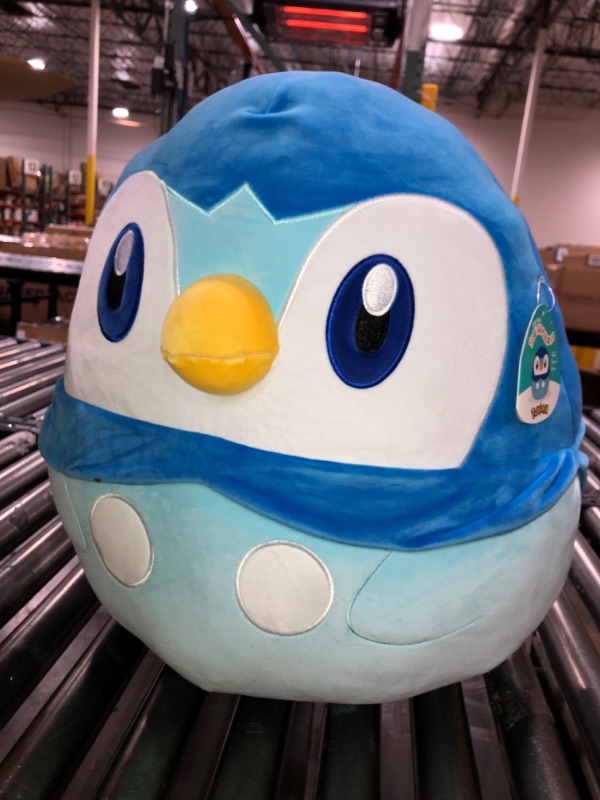 Photo 2 of Squishmallows Pokemon 20-Inch Piplup Plush - Add Piplup to Your Squad, Ultrasoft Stuffed Animal Medium Plush, Official Kelly Toy Plush