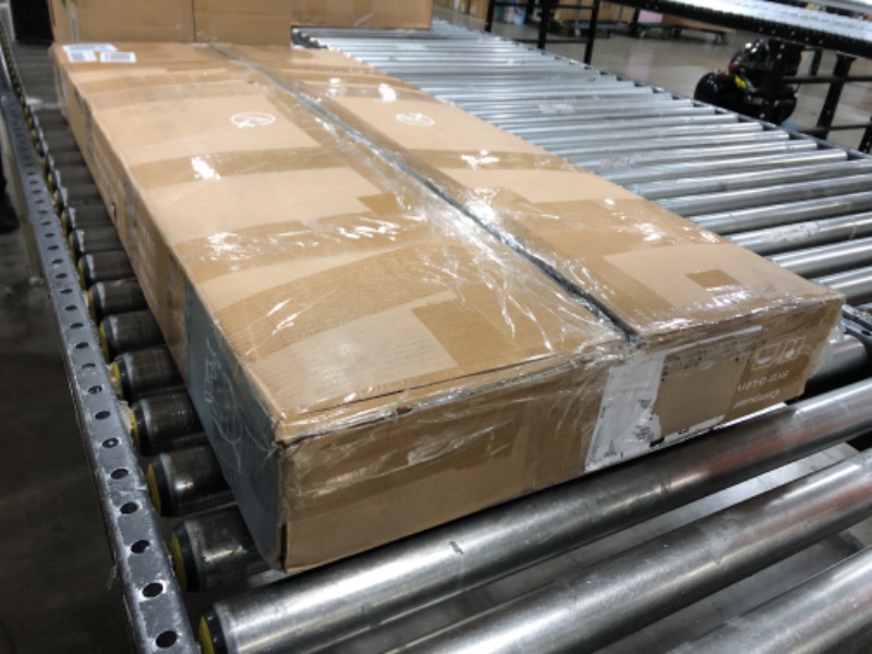 Photo 1 of DUMOS L Shaped Computer Desk Wood Corner PC Gaming Table with Side Storage Bag for Home Office Small Spaces, White White 50 Inch