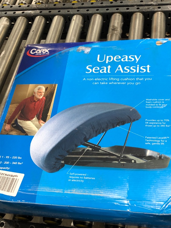 Photo 2 of Carex Upeasy Seat Assist Plus - Chair Lift And Sofa Stand Assist - Portable Lifting Seat For Persons 200 Pounds to 340 Pounds, Provides 70% Assistance 1 Count (Pack of 1)