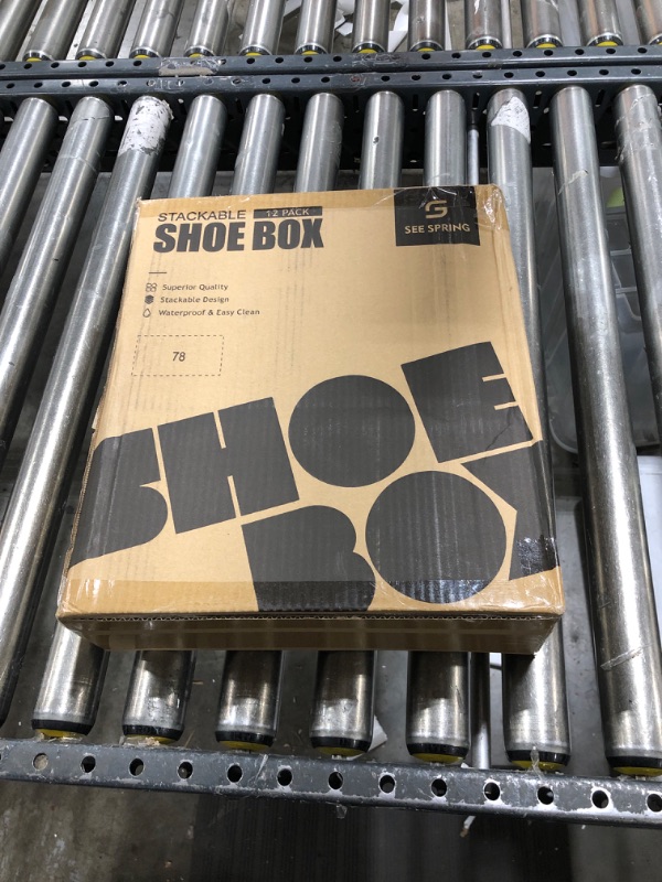 Photo 1 of 12 PACK CLEAR STACKABLE SHOES BOXES