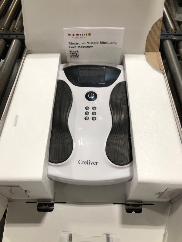 Photo 1 of Creliver Foot Stimulator Pro, TENS & EMS Foot Massager for Neuropathy, Circulation and Pain Relief, Electric Feet Legs Muscle Stimulator Machine