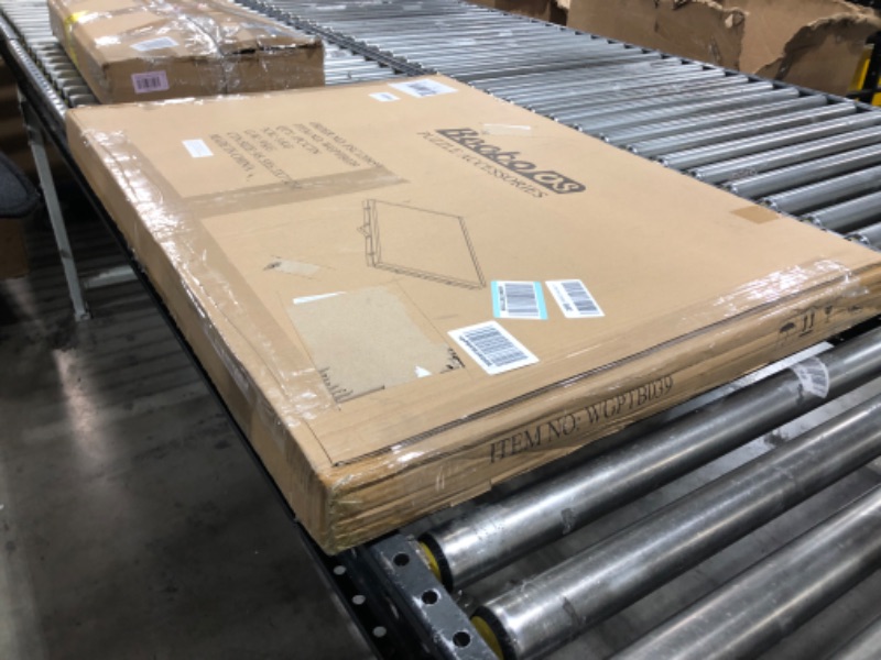 Photo 1 of Becko US 1500-piece Jigsaw Puzzle Board with Stand/Easel & 4 Sorting Drawers, Portable Puzzle Table with Protective Cover, Puzzles Storage, Smooth Flannel Top, for 1500, 1000, 750 Pieces Puzzles