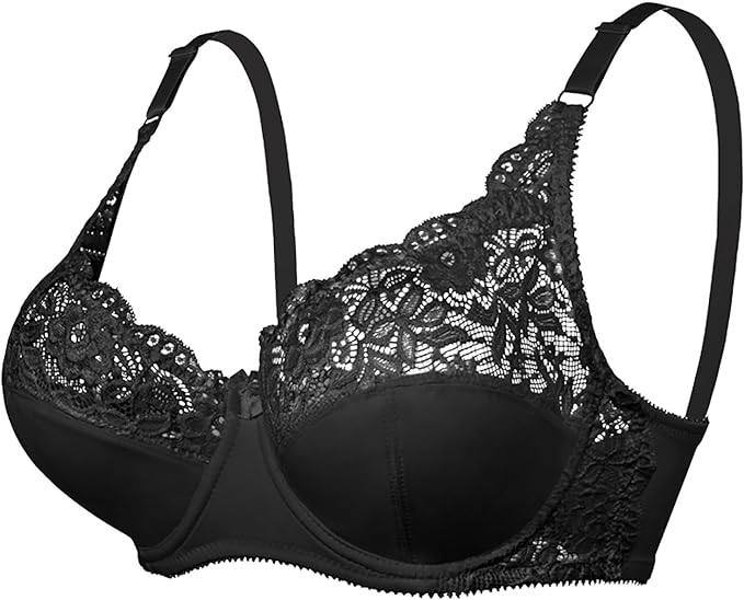 Photo 1 of 36DD Women's Signature Lace Push-up Bras Plus Size Underwire Bralette Everyday Demi T-Shirt Lightly Lined Minimizer Bras
