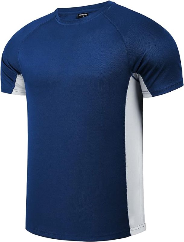 Photo 1 of 3XL LETAOTAO Men’s Big and Tall Swim Shirt Sun Protection UPF 50+ Rash Gard Quick Dry T-Shirt
