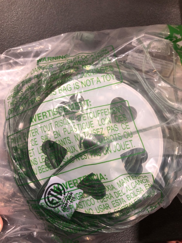 Photo 1 of WATERGLIDE Extra Long 328 FT Fairy String Lights, 1000 LED Outdoor Christmas Lights, Green PVC Copper Wire Lights, Plug in 8 Modes & Waterproof for Xmas Tree Holiday Wedding Party Decor, Multicolor