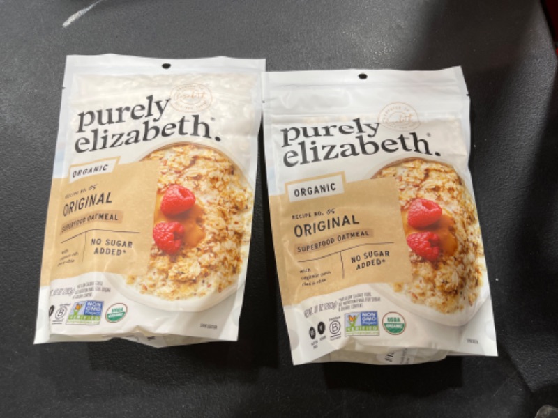 Photo 2 of 2 PK.- Purely Elizabeth Ancient Grain Oatmeal & Hot Cereal - Original - 10 oz EXP 5/22/2024