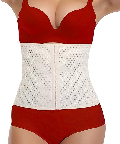 Photo 1 of Andalinge Waist Trainer for Women Lower Belly Fat Hourglass Body Shaper Waist Cincher Shapewear with Steel Bones Extender 3XL