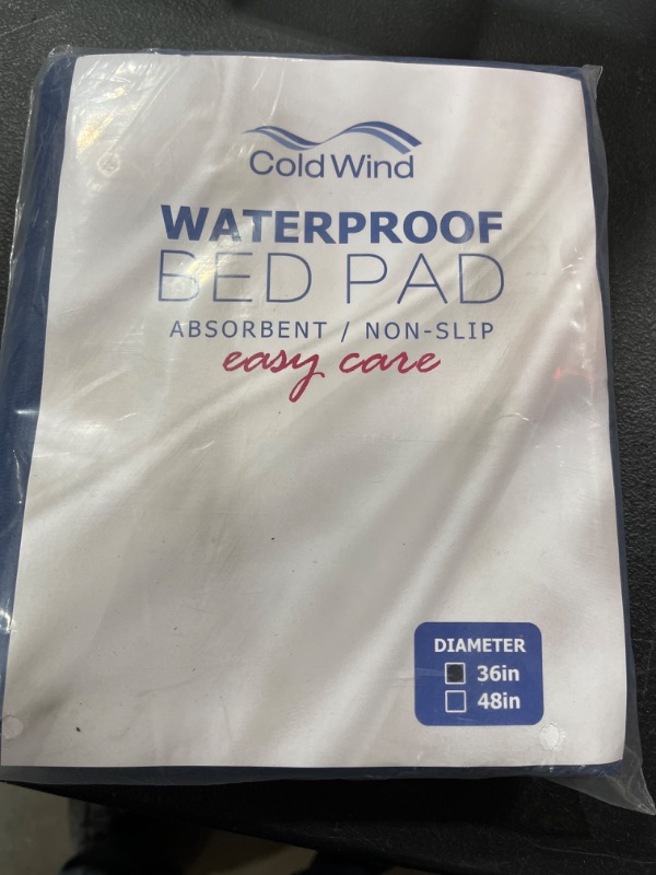 Photo 1 of cold wind waterproof bed pad 36"