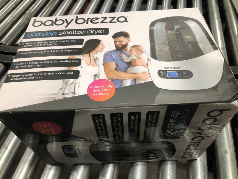 Photo 2 of Baby Brezza Baby Bottle Sterilizer and Dryer Machine – Electric Steam Sterilization - Universal Fit - Pacifiers, Glass, Plastic, and Newborn Feeding Bottles