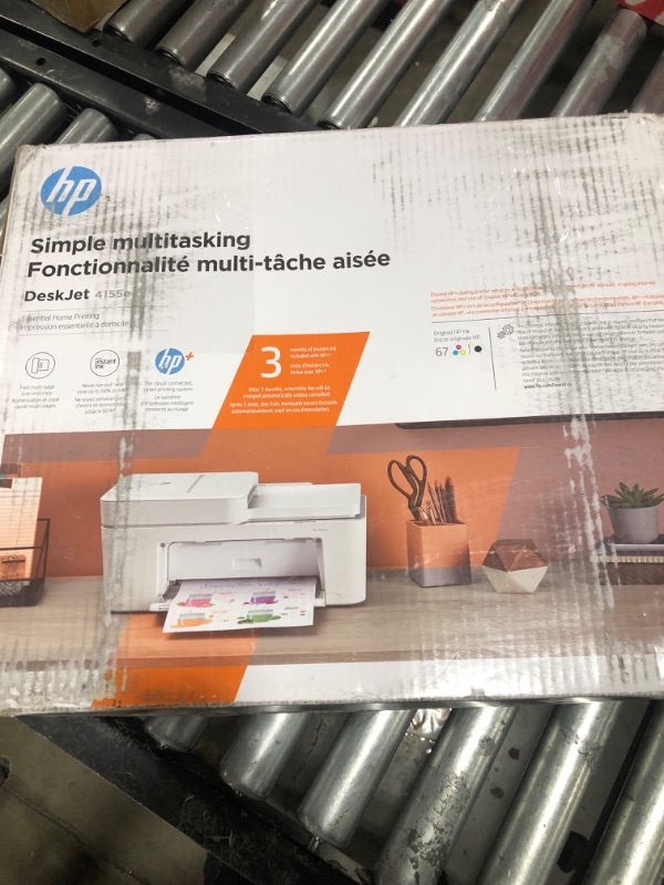 Photo 3 of HP DeskJet 4155e Wireless Color All-in-One Printer 