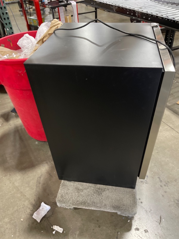 Photo 1 of Velieta 24 Inch Beverage Refrigerator Cooler,210 Cans Wide Beverage and Beer Fridge with Glass Door and Powerful Cooling Compressor, Built-in/Freestanding Drink Fridge for Kitchen, Bar or Office 24 Inch Wide Beverage Refrigerator