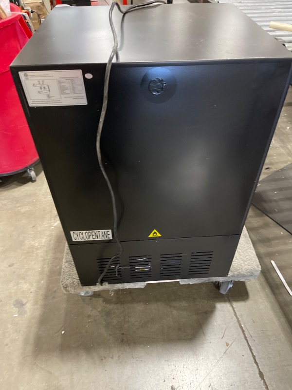 Photo 4 of Velieta 24 Inch Beverage Refrigerator Cooler,210 Cans Wide Beverage and Beer Fridge with Glass Door and Powerful Cooling Compressor, Built-in/Freestanding Drink Fridge for Kitchen, Bar or Office 24 Inch Wide Beverage Refrigerator