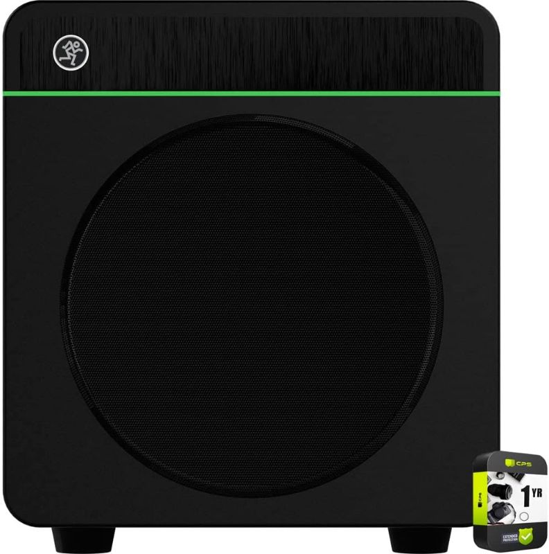 Photo 1 of Mackie CR8S-XBT Sound Tabletop Subwoofer, 200W Bluetooth Black 