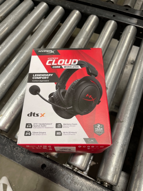 Photo 2 of HyperX Cloud Core – Wireless Gaming Headset for PC, DTS Headphone:X Spatial Audio & SoloCast – USB Condenser Gaming Microphone, for PC, PS4, PS5 and Mac, Tap-to-Mute Sensor, Cardioid Polar