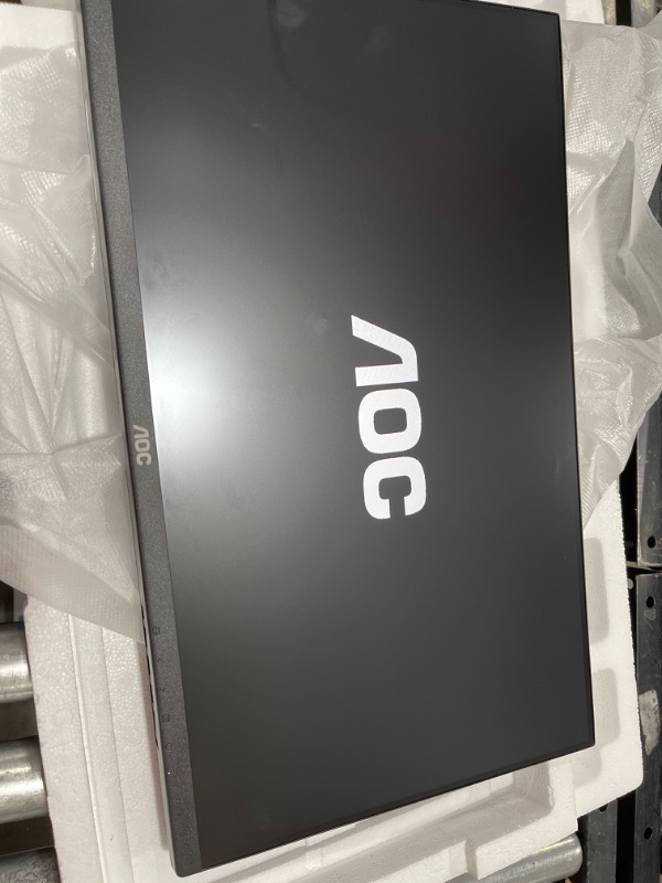 Photo 1 of AOC 24B2XH 24" Full HD IPS Monitor, 3-Sided Frameless & Ultra Slim HDMI and VGA inputs, Lowblue Mode, VESA compatible,Black 24 inch | Full HD Flat IPS