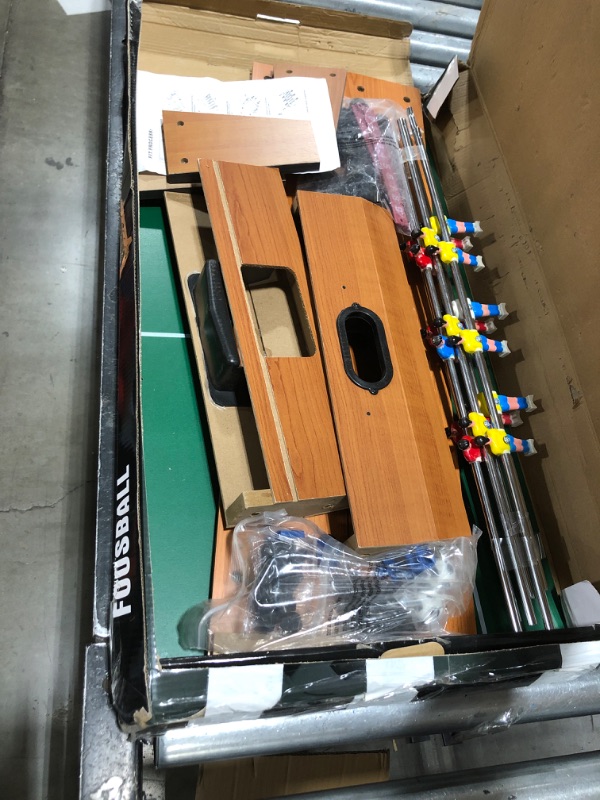 Photo 1 of Redswing Tabletop Foosball Table, Portable Mini Football Table with Two Balls and Score Keeper for Kids, Green Green-27''